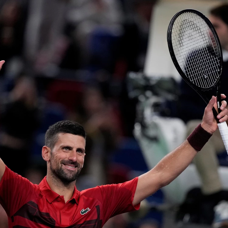 Imagen relacionada de novak djokovic avanza octavos shanghai