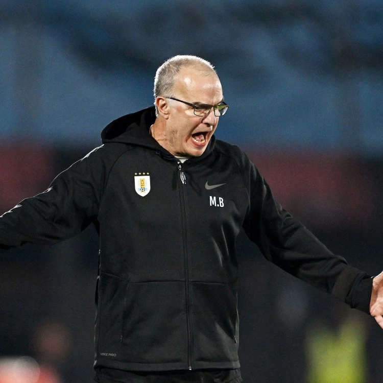 Imagen relacionada de tension jugadores uruguayos bielsa