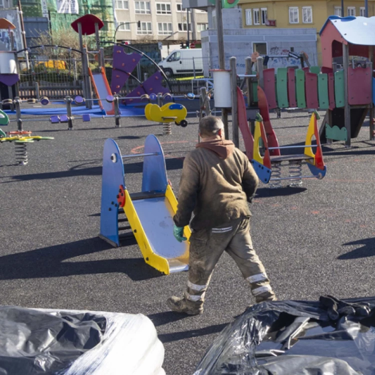 Imagen relacionada de renovacion parques infantiles la coruna