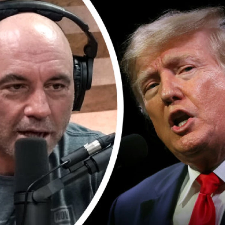 Imagen relacionada de donald trump podcast joe rogan