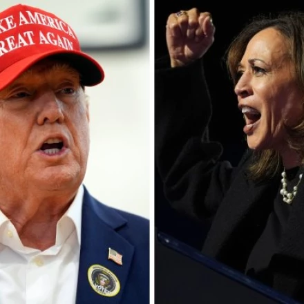 Imagen relacionada de trump lidera elecciones eeuu kamala harris