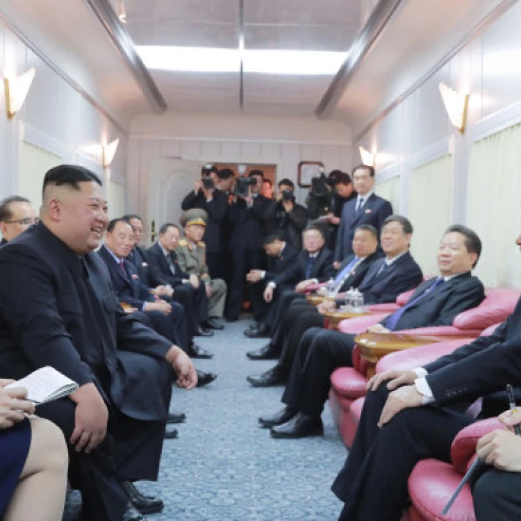 Imagen relacionada de kim jong un viajara a rusia en un tren lujosamente decorado