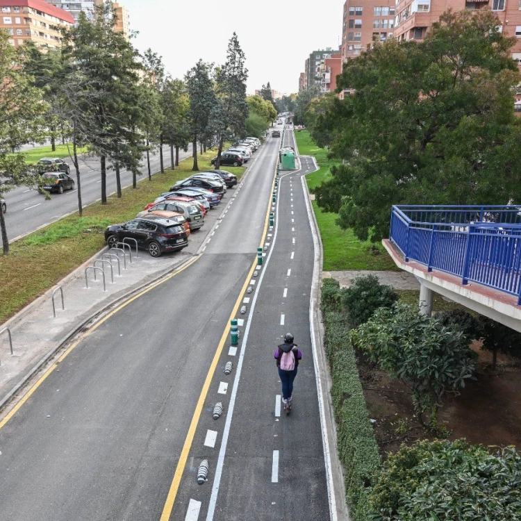 Imagen relacionada de inauguracion carril bici avenida cid valencia