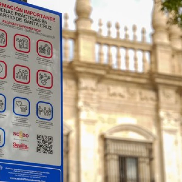 Imagen relacionada de inicia sevilla senalizacion convivencia turistas vecinos