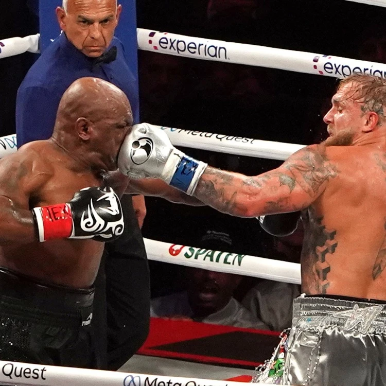 Imagen relacionada de jake paul derrota mike tyson regreso