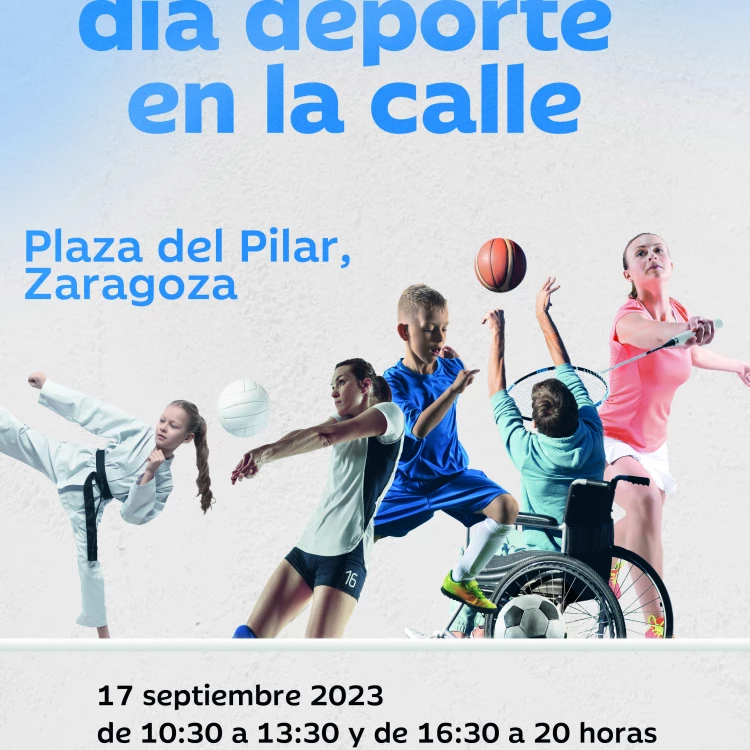 Imagen relacionada de ibercaja dia deporte calle plaza pilar