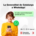 Imagen relacionada de generalitat cataluna canal difusion whatsapp