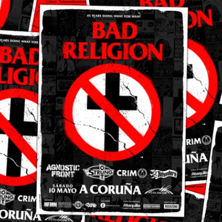 Imagen relacionada de bad religion 45 aniversario la coruna