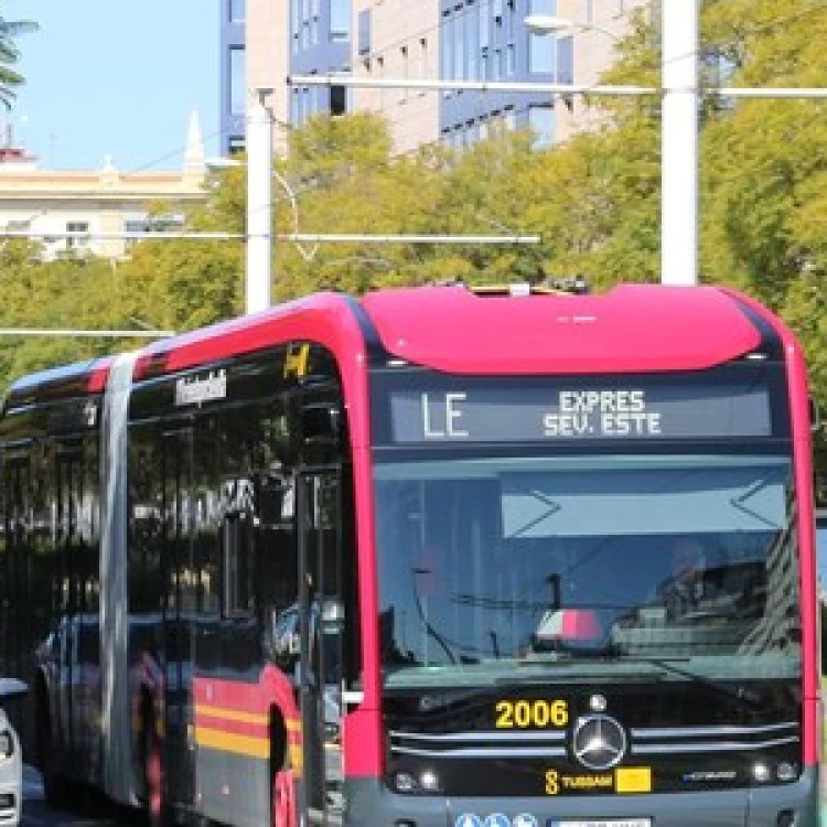 Imagen relacionada de tussam refuerza servicio transporte sevilla fiestas prenavidenas