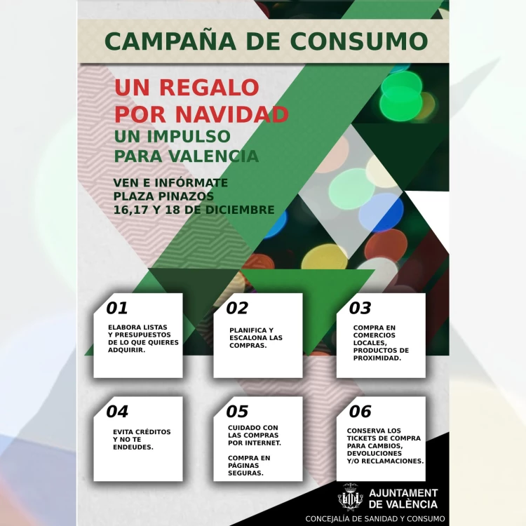 Imagen relacionada de valencia campana navidad solidaria comercio local