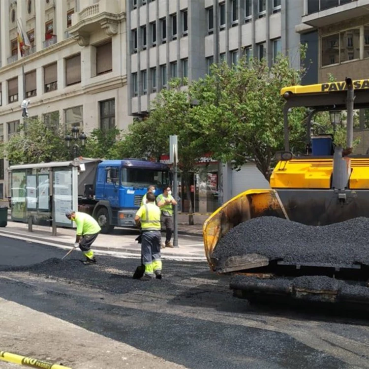 Imagen relacionada de obras mejora pavimento valencia