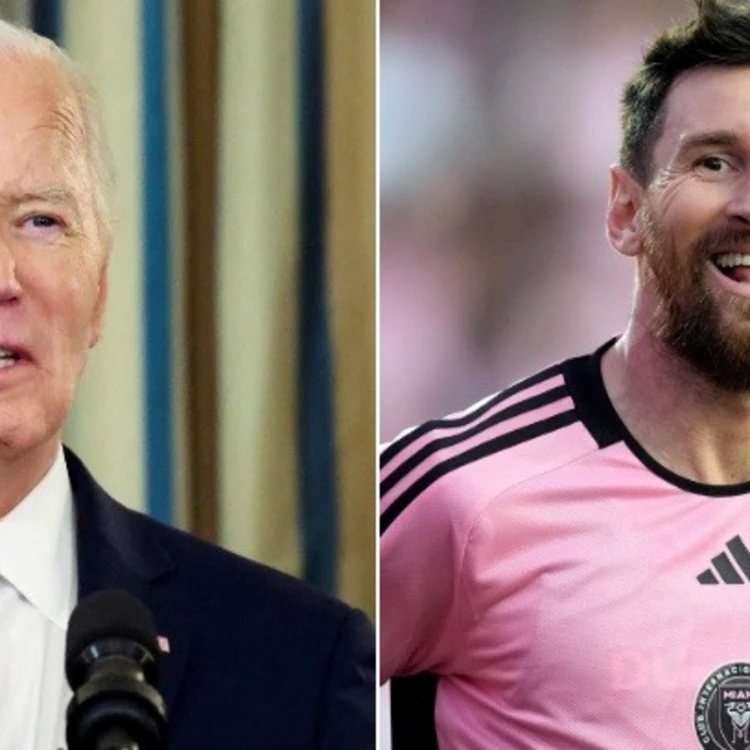 Imagen relacionada de messi galardonado medalla libertad biden