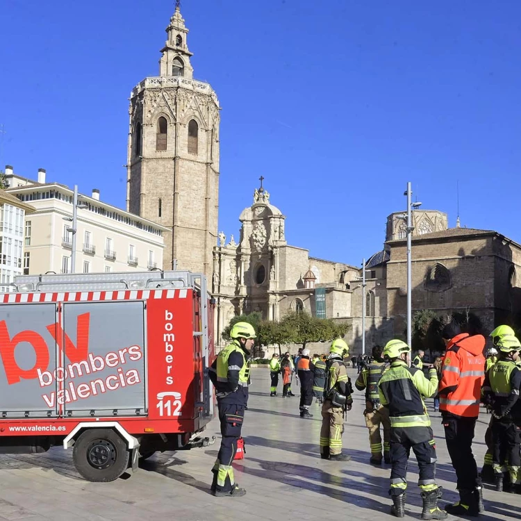 Imagen relacionada de simulacro emergencia bomberos valencia