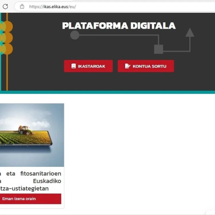 Imagen relacionada de nueva plataforma educacion seguridad alimentaria euskadi