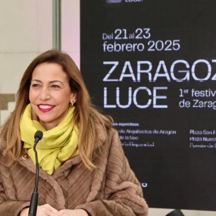 Imagen relacionada de zaragoza luce 2025 festival luz arte