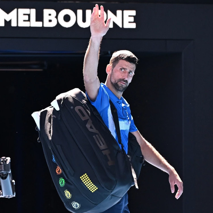 Imagen relacionada de djokovic retiro semifinales abierto australia