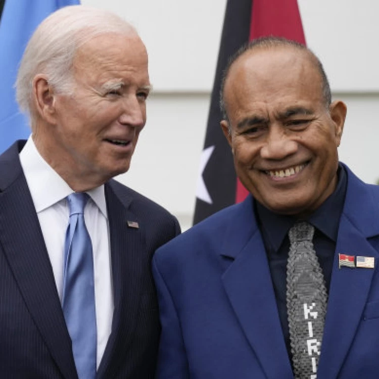 Imagen relacionada de biden reunion lideres islas pacifico casa blanca