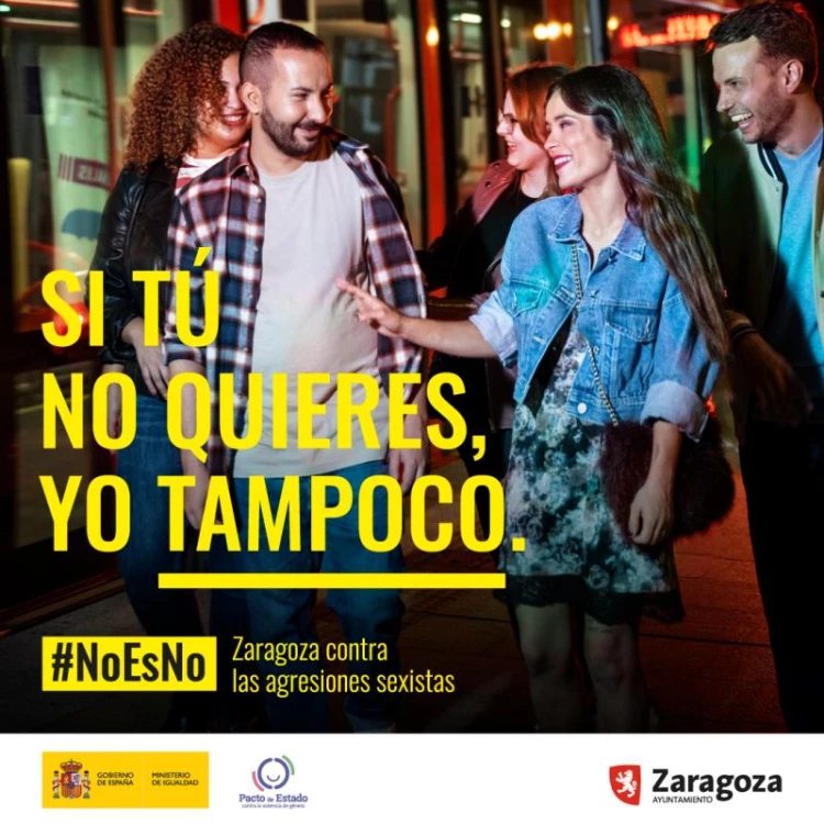 Imagen relacionada de campaña no es no zaragoza relaciones saludables