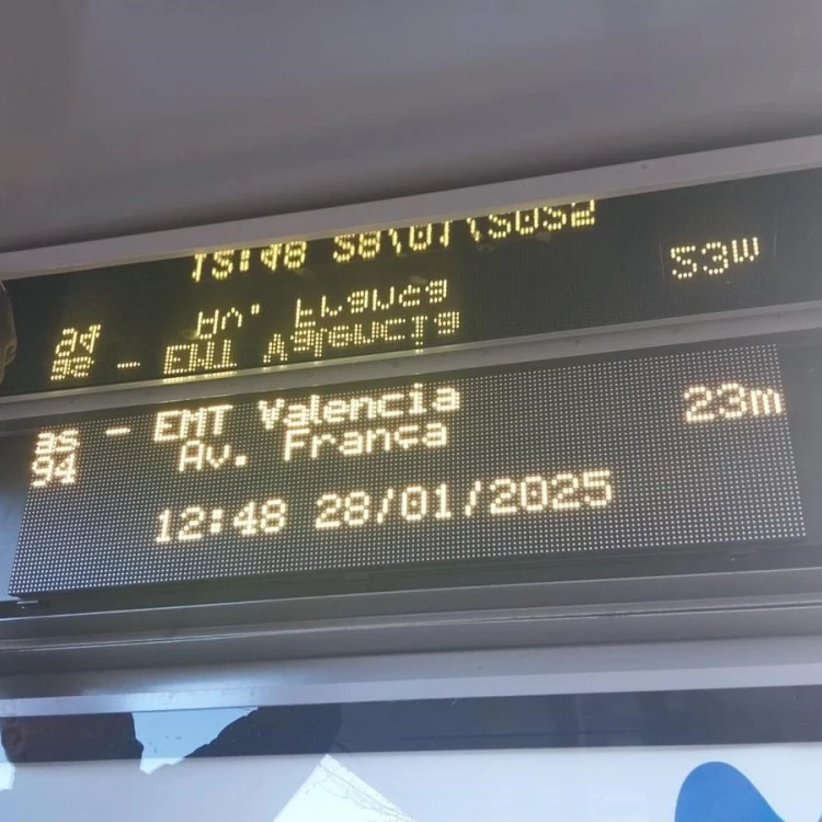 Imagen relacionada de emt valencia nuevos paneles electronicos