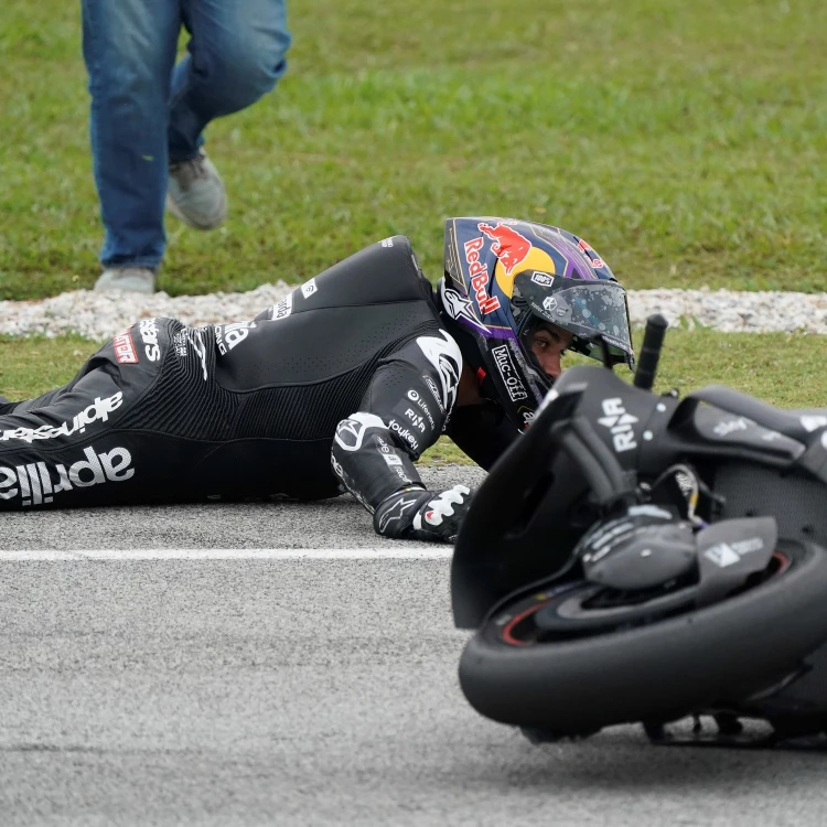 Imagen relacionada de jorge martin accidente sepang