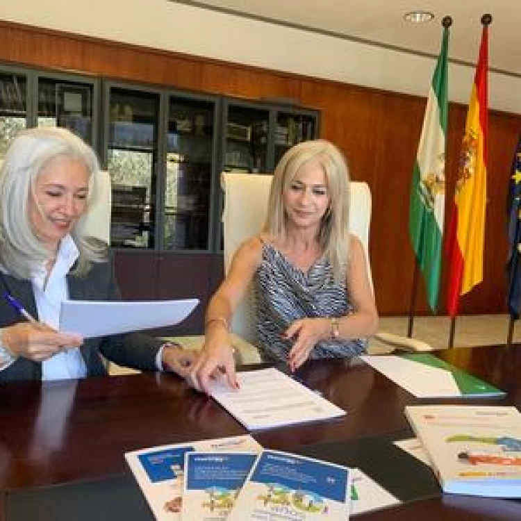 Imagen relacionada de firma convenio promocion formacion profesional sector energetico andalucia