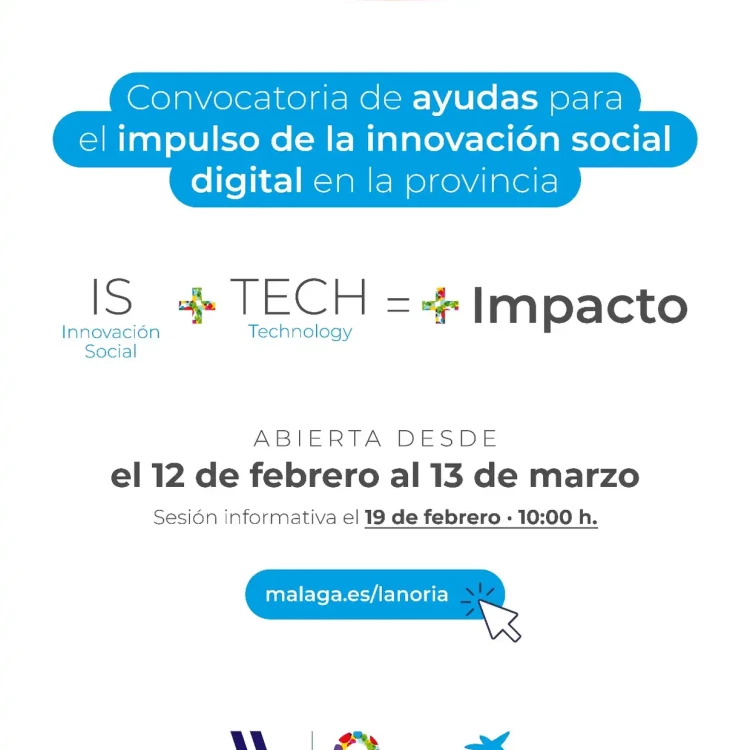 Imagen relacionada de nuevas ayudas innovacion social digital malaga