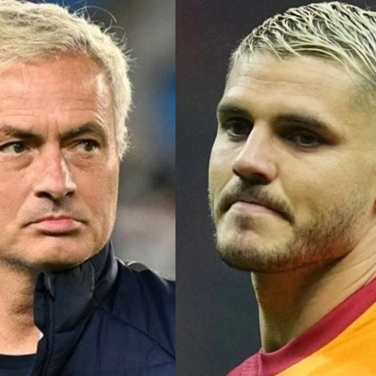 Imagen relacionada de enfrentamiento icardi mourinho