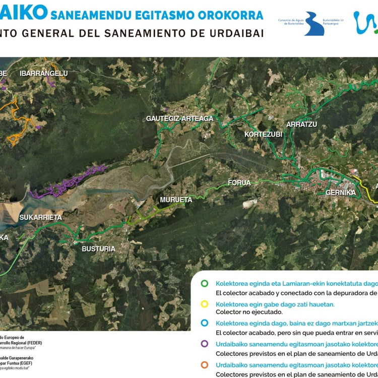 Imagen relacionada de ura finaliza construccion colector urdaibai