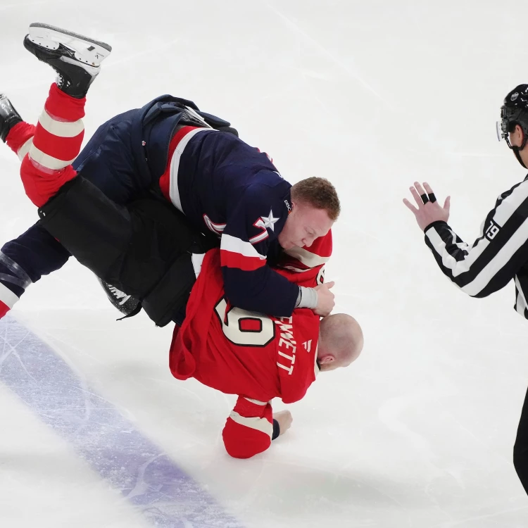 Imagen relacionada de caos patain hockey canada estados unidos