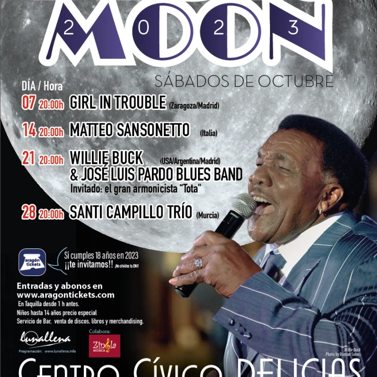 Imagen relacionada de ciclo blues moon llega centro civico delicias zaragoza