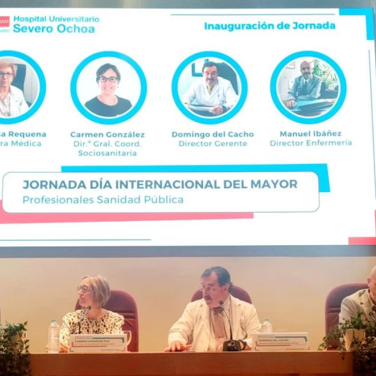 Imagen relacionada de jornada dia internacional mayor hospital severo ochoa madrid