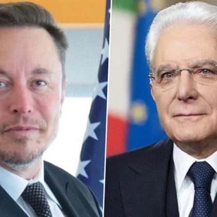 Imagen relacionada de elon musk dialogo presidente italiano starlink