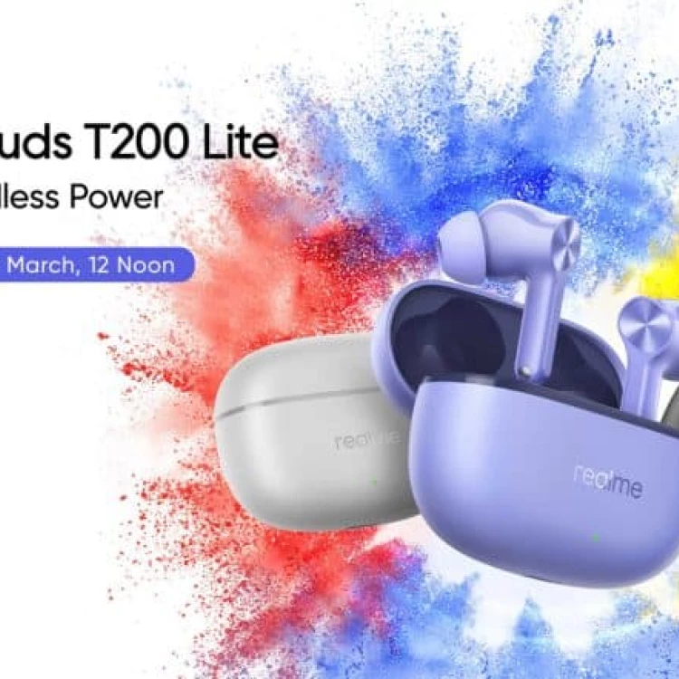 Imagen relacionada de realme buds t200 lite lanzamiento india