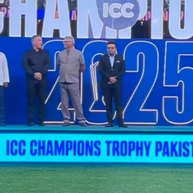 Imagen relacionada de escandalo pakistan ceremonia champions trophy 2025