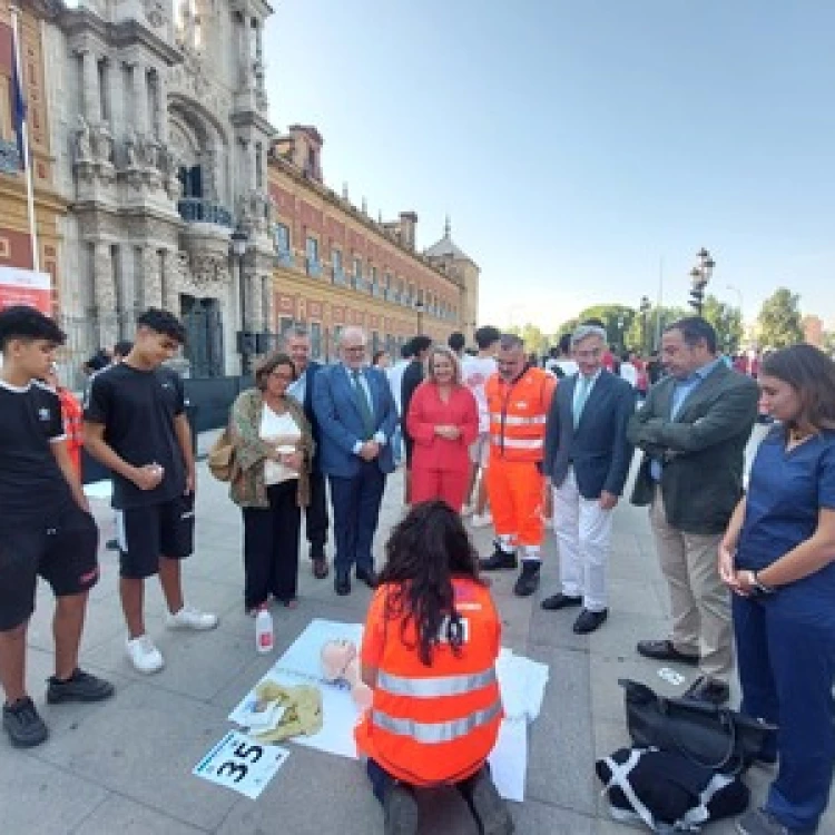 Imagen relacionada de jovenes andaluces entrenados tecnicas reanimacion cardiaca