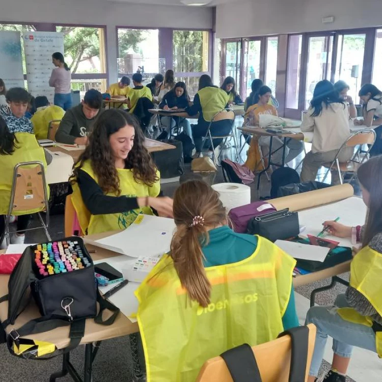 Imagen relacionada de entregados los premios del concurso de pintura rapida infantil y juvenil en el hospital de getafe