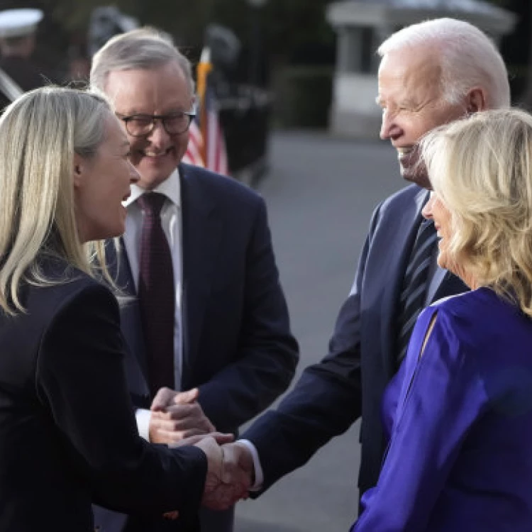 Imagen relacionada de visita de estado presidente biden primer ministro albanese