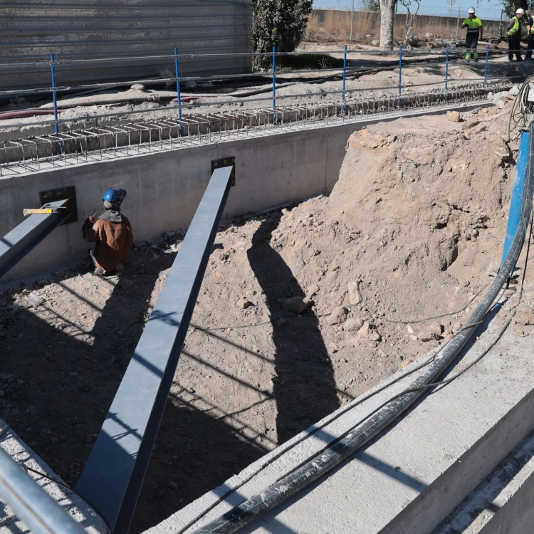 Imagen relacionada de avanzan obras deposito tormentas saler valencia