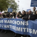 Imagen relacionada de marcha contra antisemitismo paris