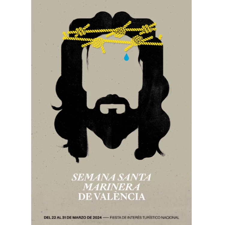 Imagen relacionada de cartel semana santa marinera valencia 2024