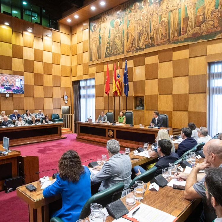 Imagen relacionada de pleno municipal en zaragoza para organizar el funcionamiento de la nueva corporacion