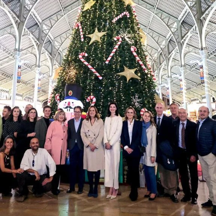 Imagen relacionada de valencia inaugura navidad mercado colon