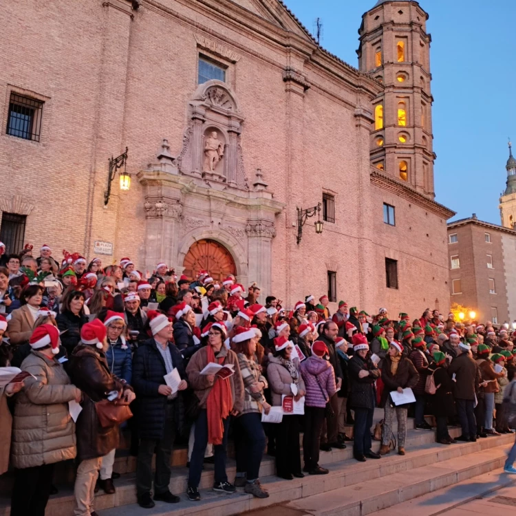 Imagen relacionada de festival villancicos escalera iglesia san juan panetes zaragoza