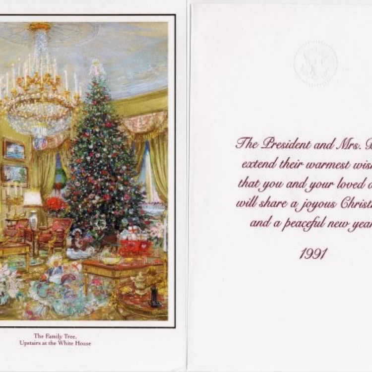 Imagen relacionada de tarjetas navidad expresidente george hw bush