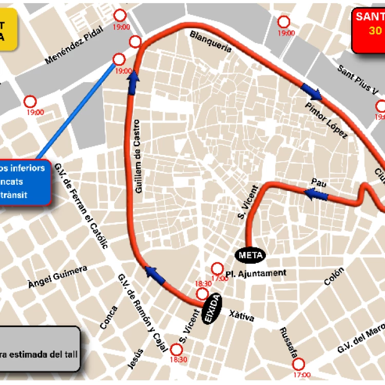 Imagen relacionada de dispositivo especial trafico sant silvestre valencia