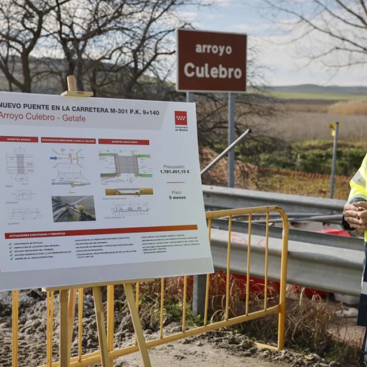 Imagen relacionada de finalizacion obras puente arroyo culebro madrid