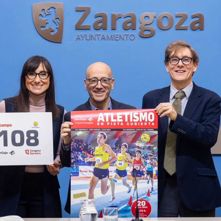 Imagen relacionada de trofeo ibercaja ciudad zaragoza atletismo pista cubierta