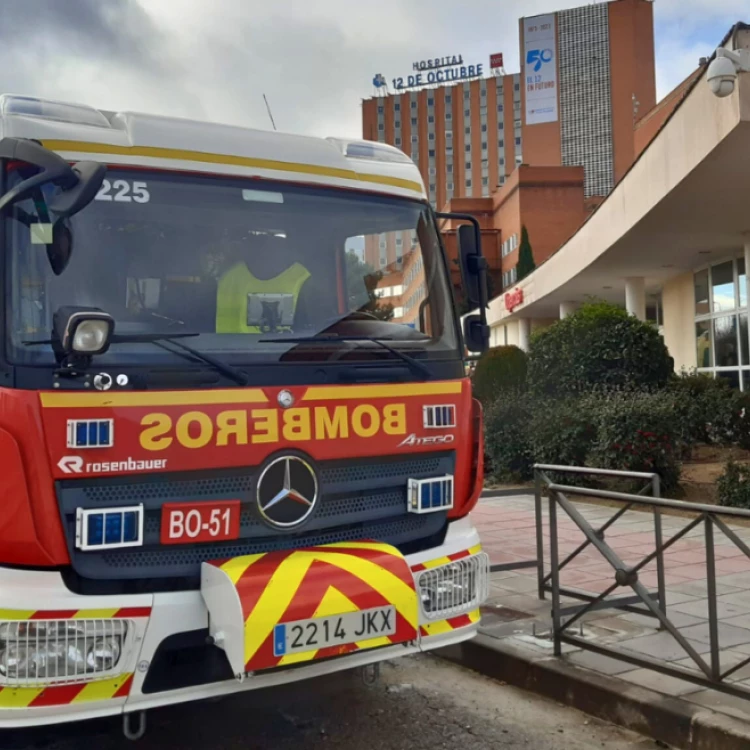 Imagen relacionada de simulacro incendio hospital 12 octubre madrid