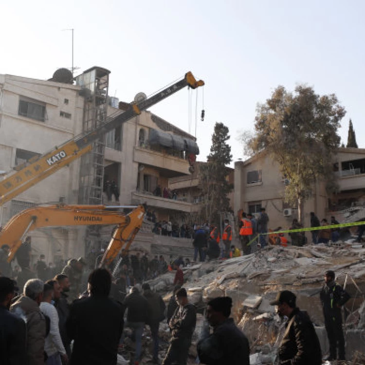 Imagen relacionada de ataque israeli damasco destruye edificio guardia revolucionaria iran