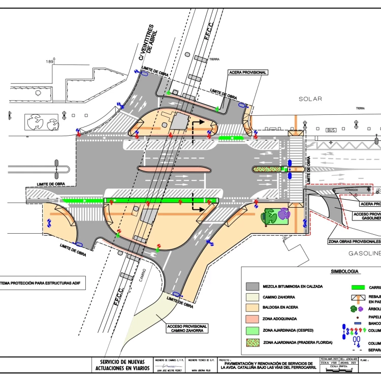 Imagen relacionada de aprobado proyecto obras avenida cataluna zaragoza